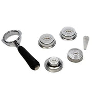 VBM Tasting Kit - Bodenloser E61 Siebträger, 3 Siebe, Dusche, Filter Remover Siebe VBM - Rheinland.Coffee