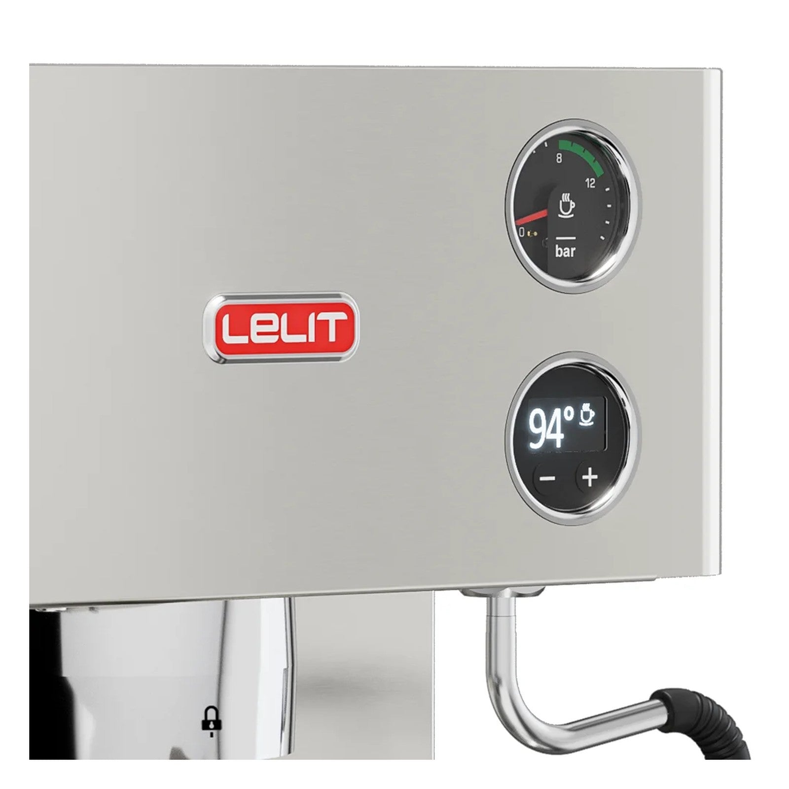 Lelit Kate PL82T Chrom / Inox – Ansicht 4