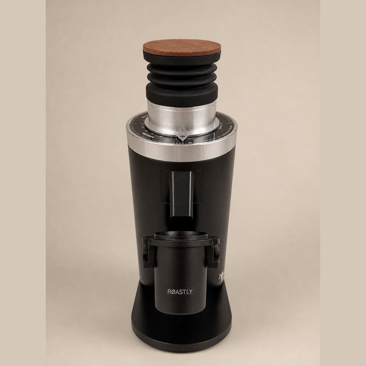 ROASTLY DF64 Red Ti Gen 2 V2.7 Single Dose Mühle Schwarz – Bild 3
