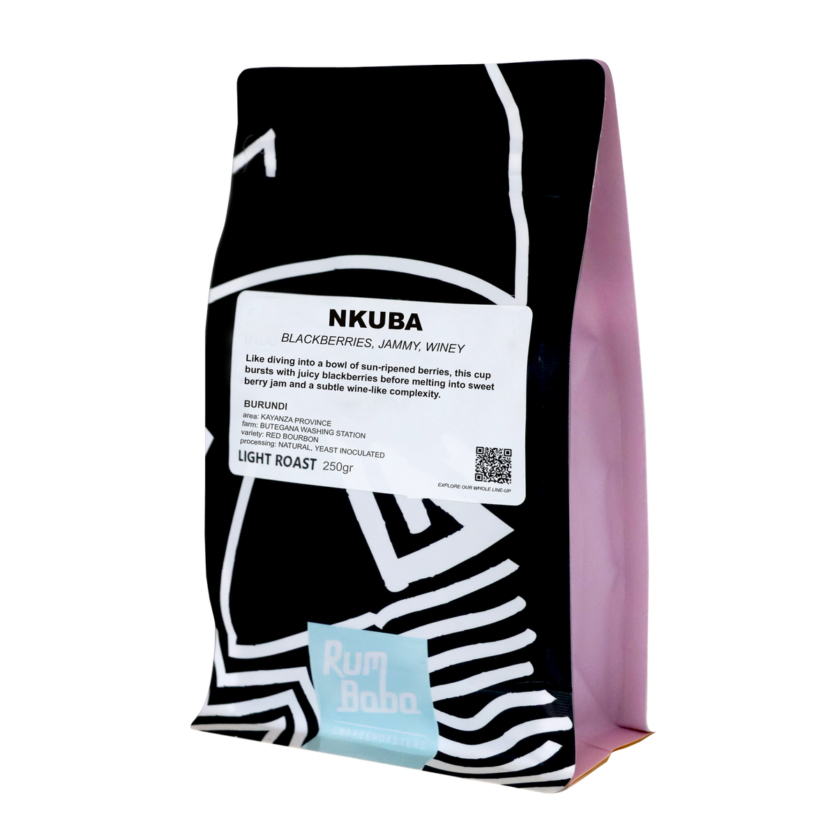 Rum Baba Burundi Nkuba Light Roast – 250-g-Beutel Kaffeebohnen