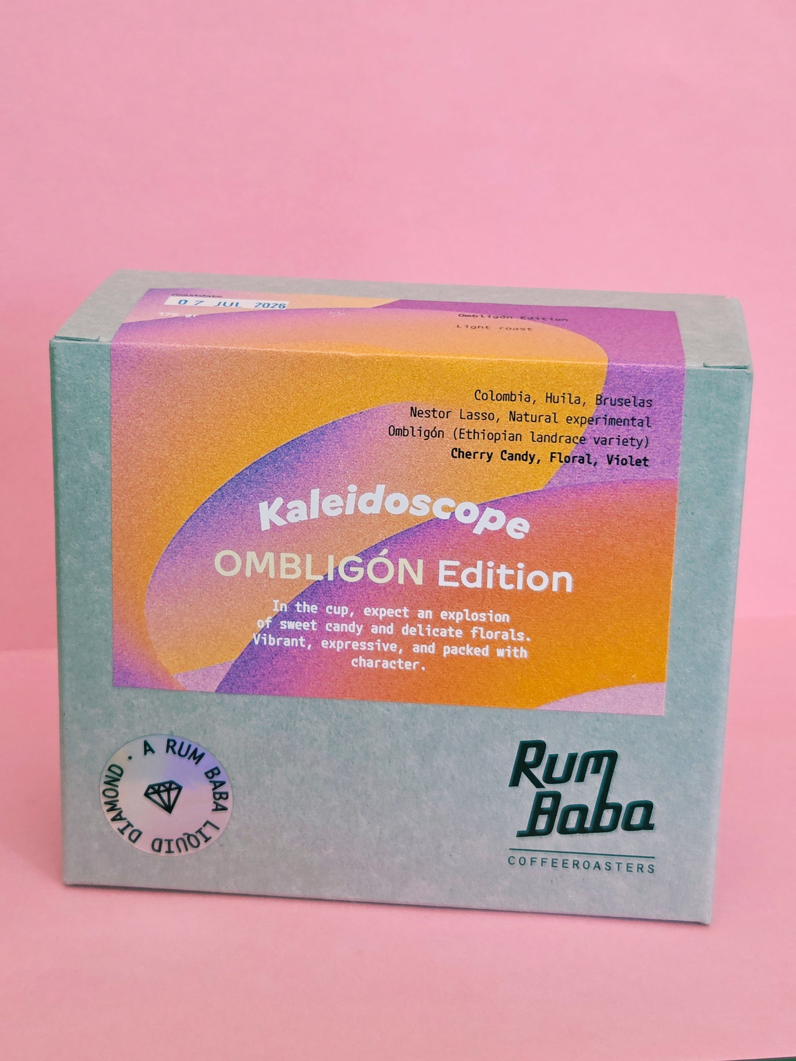Verpackung der Rum-Baba-Reihe Liquid Diamonds