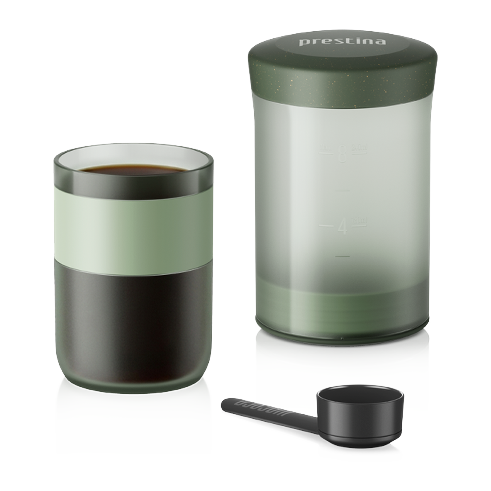 Wacaco Prestina Sage Green in der Seitenansicht