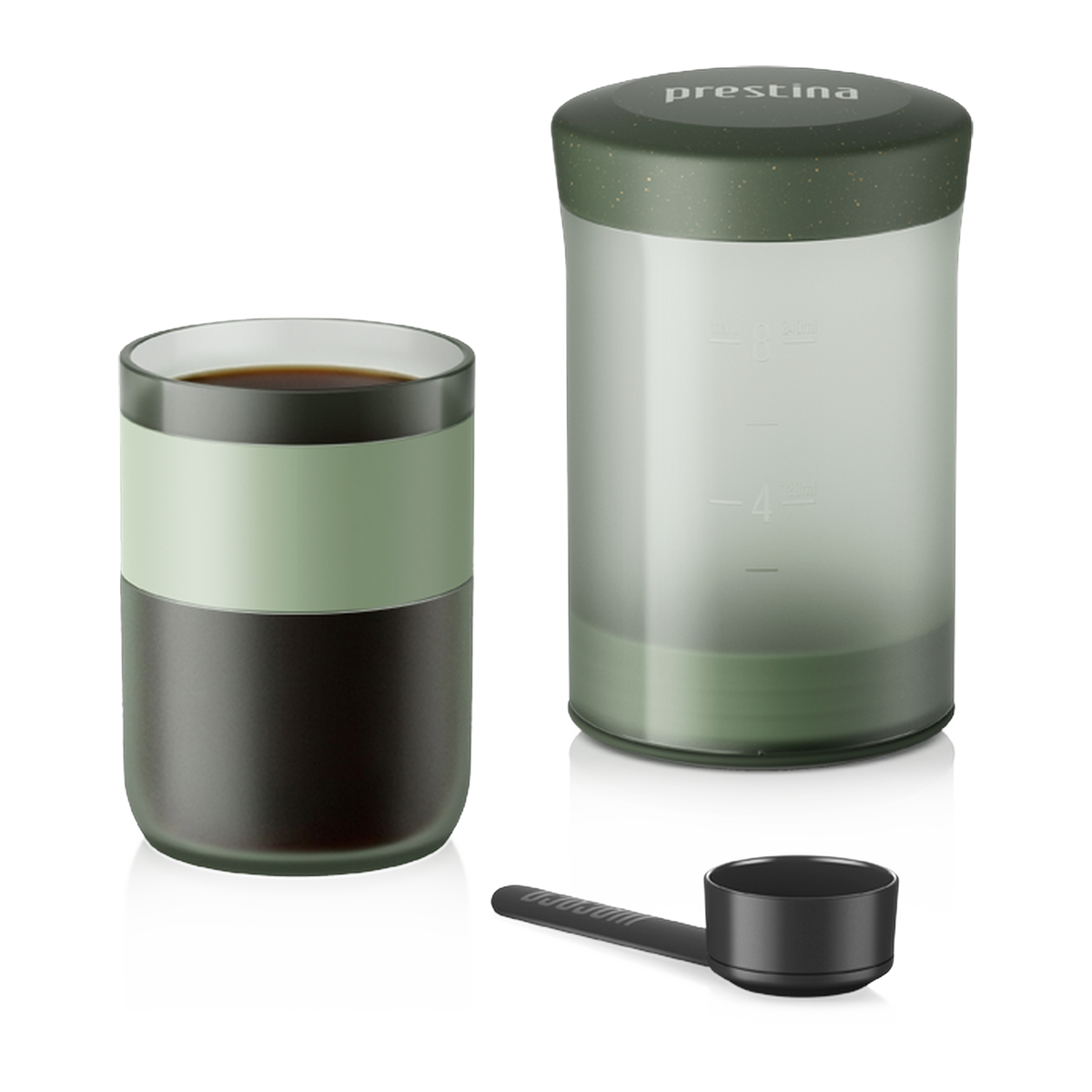 Wacaco Prestina Sage Green in der Seitenansicht