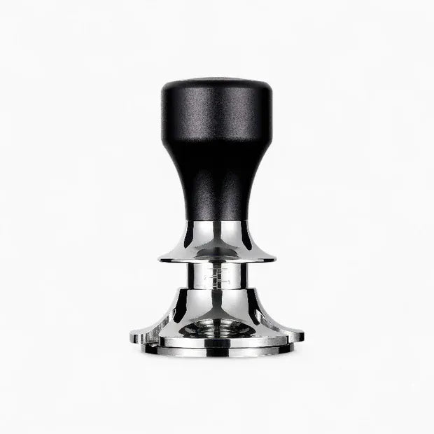 Kalibrierter & Selbstnivellierender Kaffeetamper 58 mm (Walnuss-Griff) – Perfektion für jeden Espresso-Shot Lastaforest Tamper Schwarz Rheinland Coffee