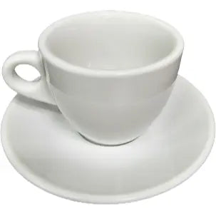 Portofino Cappuccino L Tasse und Unterasse Weiß von Nuova Point 190 ml Cappuccinotasse Nuova Point - Rheinland.Coffee
