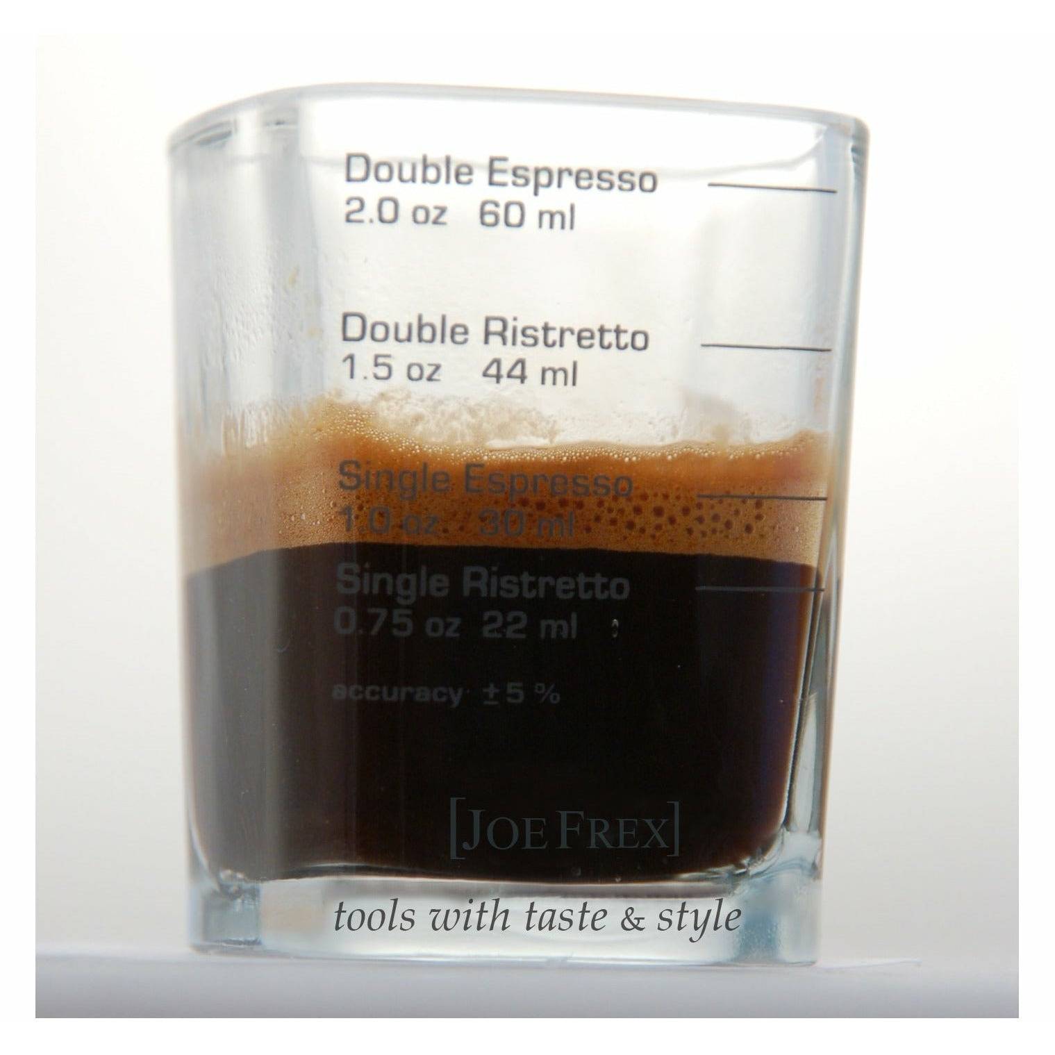 Espresso Shotglas Dosierbecher JoeFrex    - Rheinland.Coffee