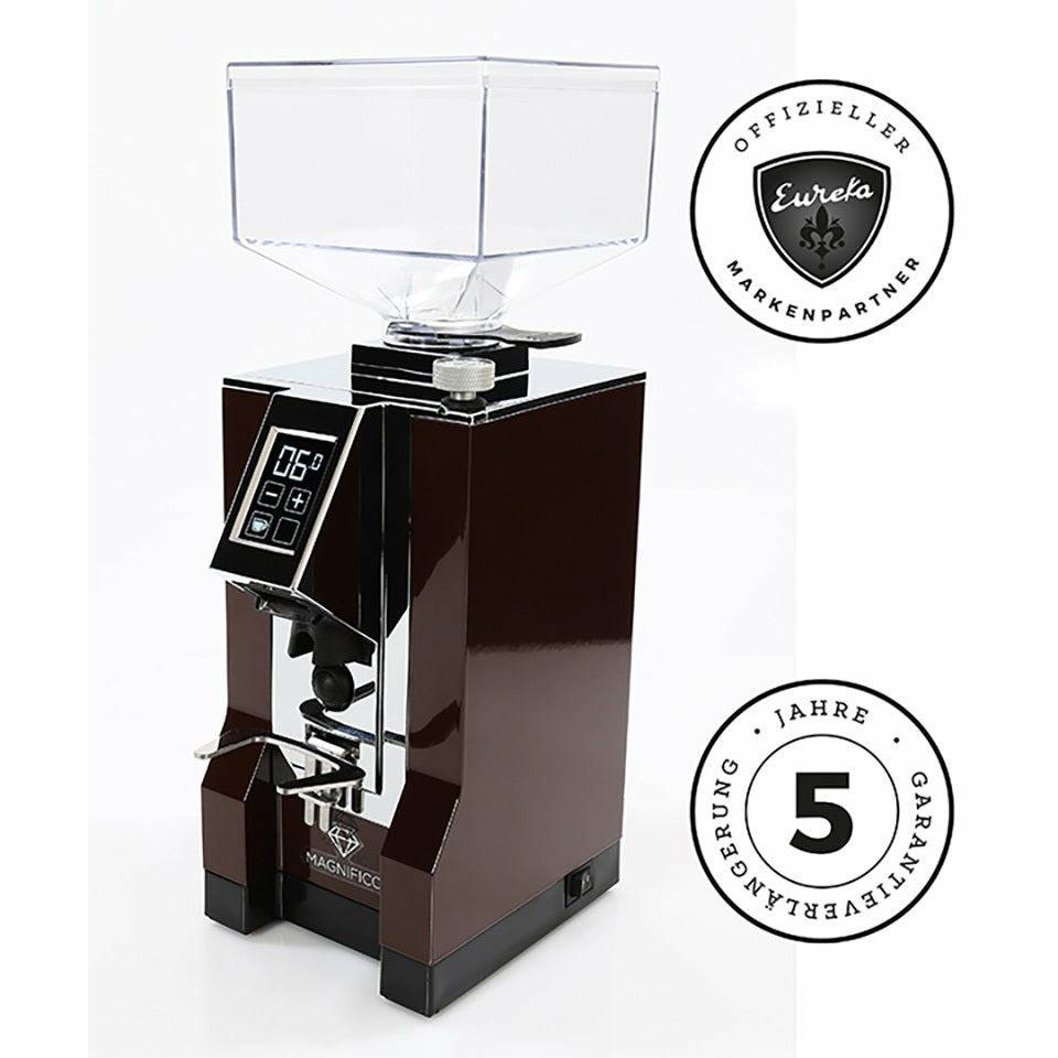 Eureka Mignon Magnifico - mokka braun - 16 CR Kaffeemühlen Eureka Rot   - Rheinland.Coffee