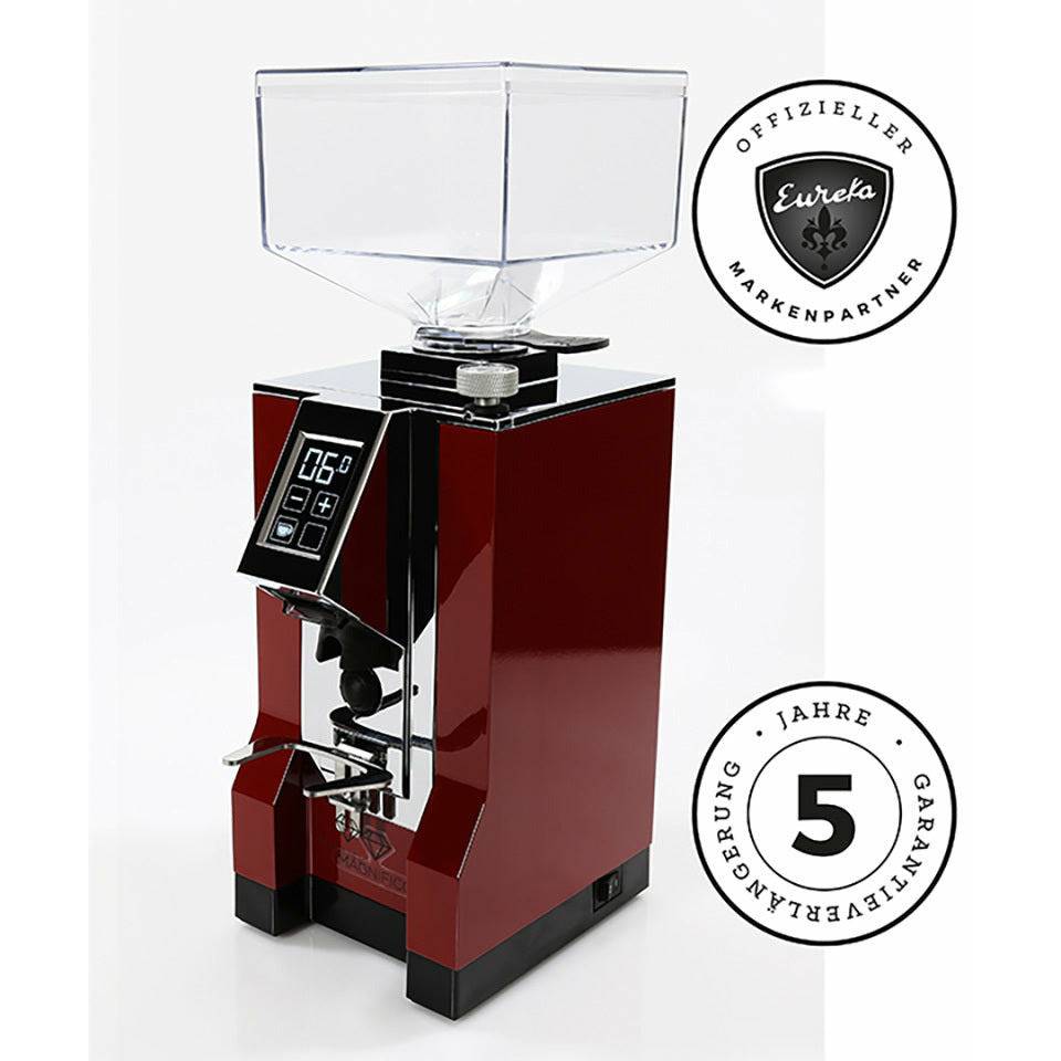 Eureka Mignon Magnifico - ziegelrot - 16 CR Kaffeemühlen Eureka Rot   - Rheinland.Coffee
