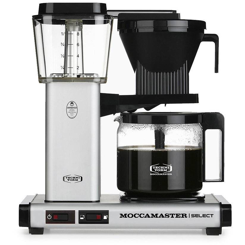Moccamaster KBG Select Matt Silver  Moccamaster Default Title   - Rheinland.Coffee