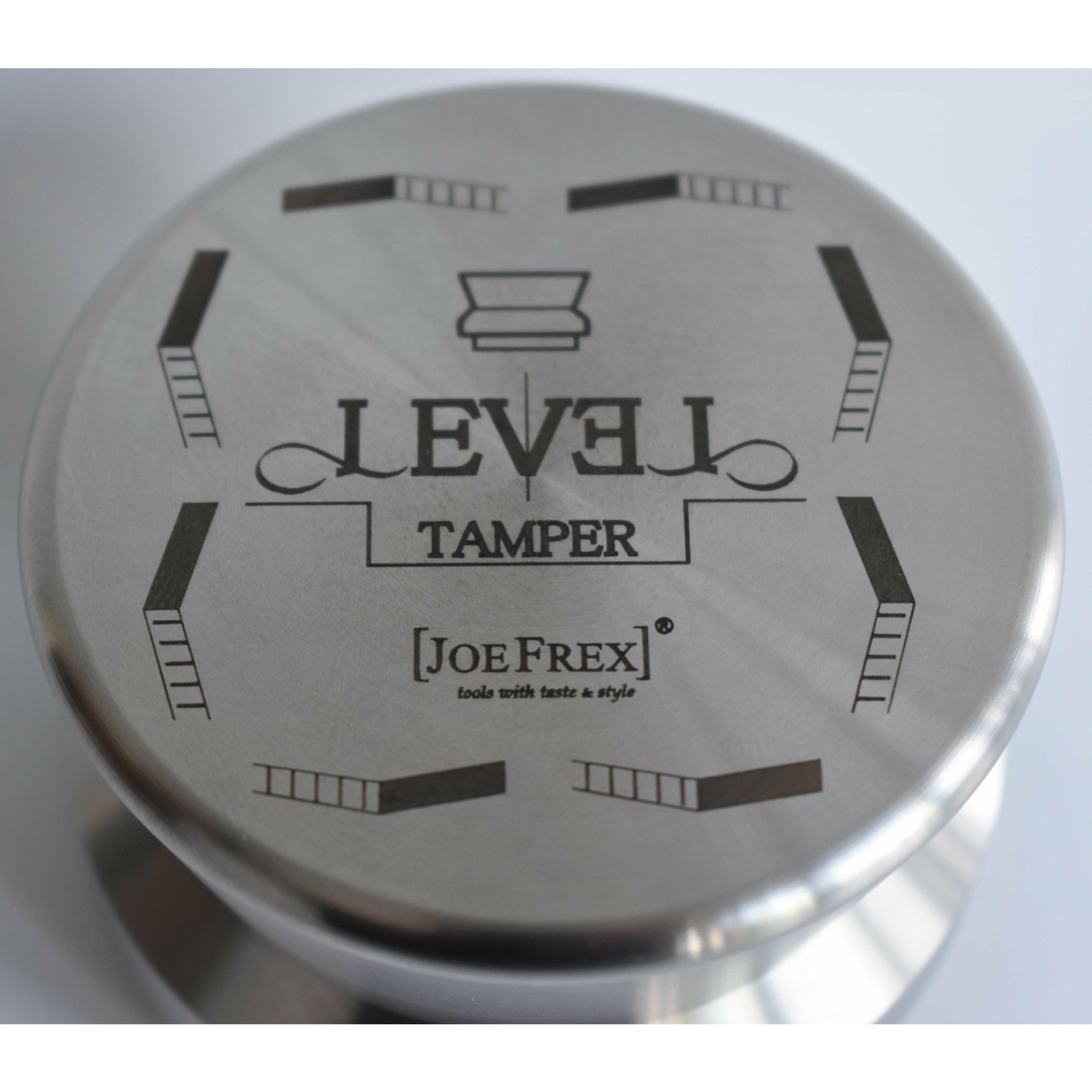 Level Tamper Stainless & Alu ( Ø 48-58,5 mm) Leveler JoeFrex    - Rheinland.Coffee