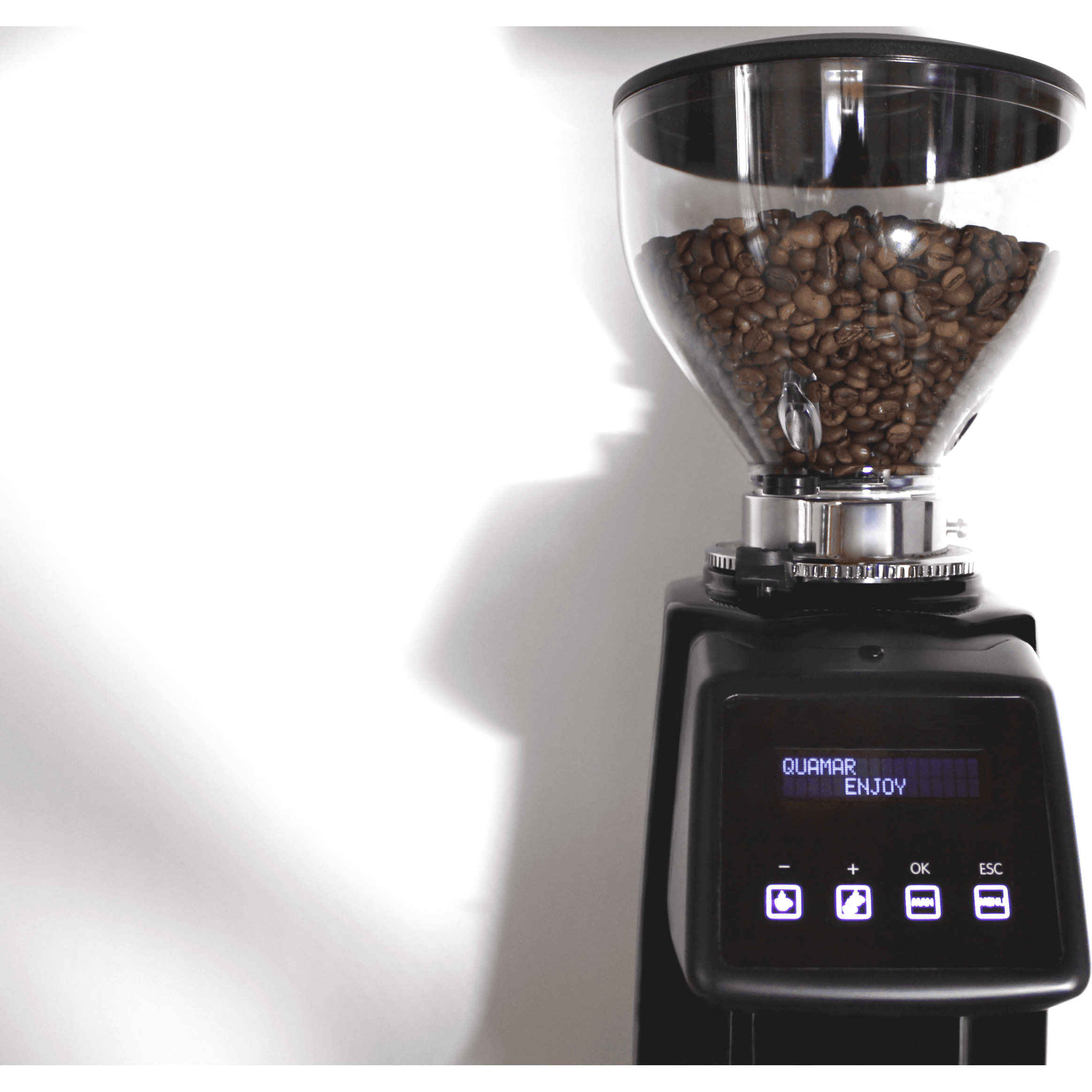 Quamar M80-T Touch - Verschiedene Farben Kaffeemühlen Quamar Chrom / Inox   - Rheinland.Coffee