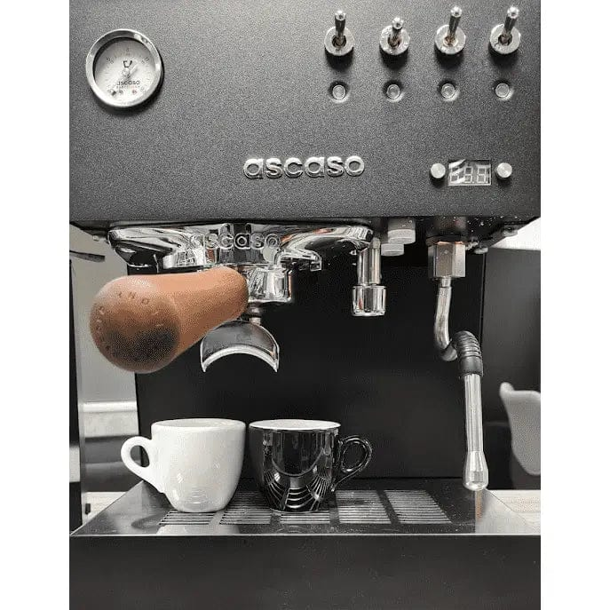Espresso Tasse und Untertasse Schwarz Serie Palermo von Nuova Point 56 ml Espressotasse Nuova Point - Rheinland.Coffee