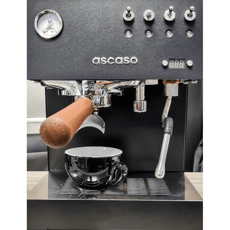 Cappuccino Tasse und Untertasse Schwarz Serie Palermo von Nuova Point 200 ml Cappuccinotasse Nuova Point - Rheinland.Coffee