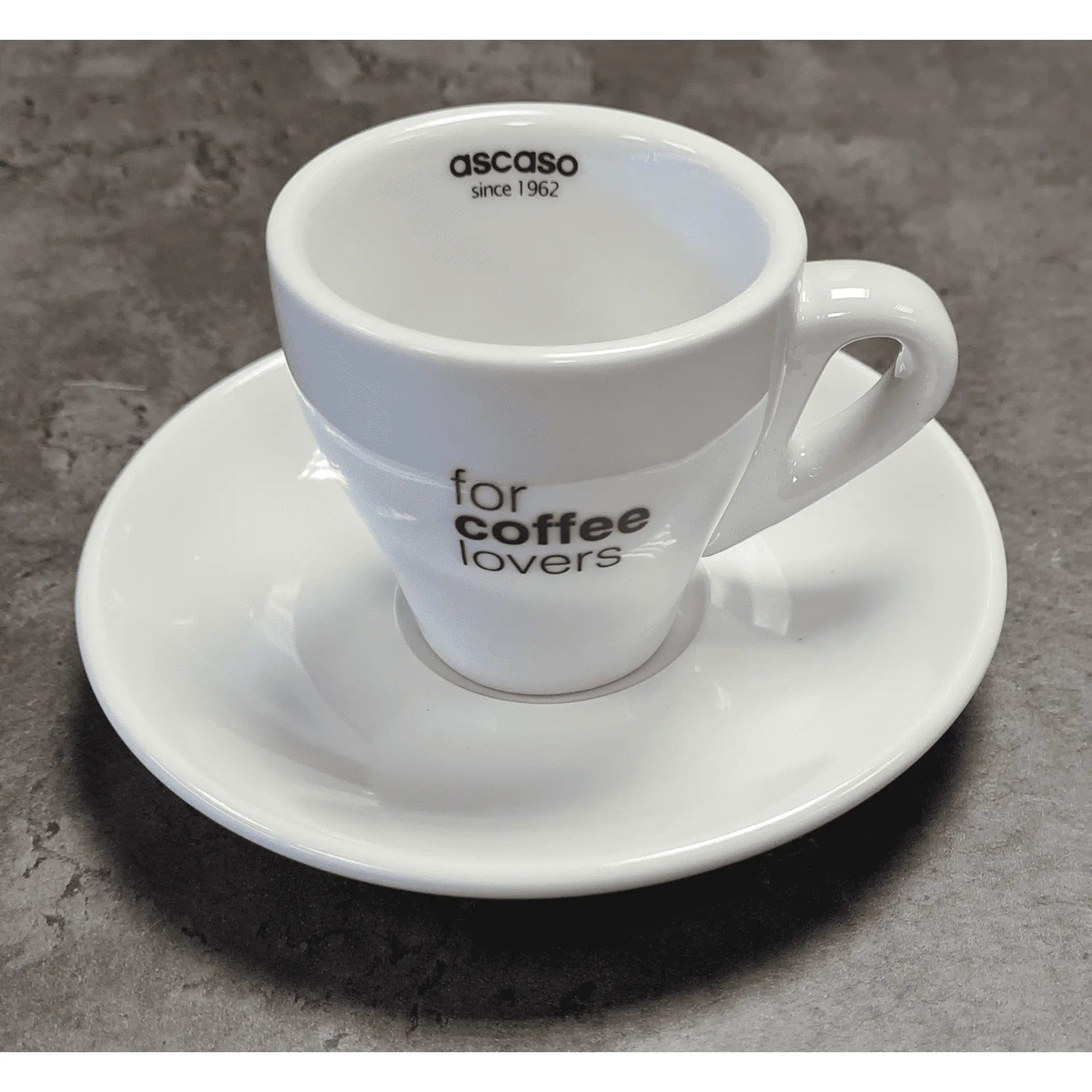 Ascaso Espresso Tasse Weiß