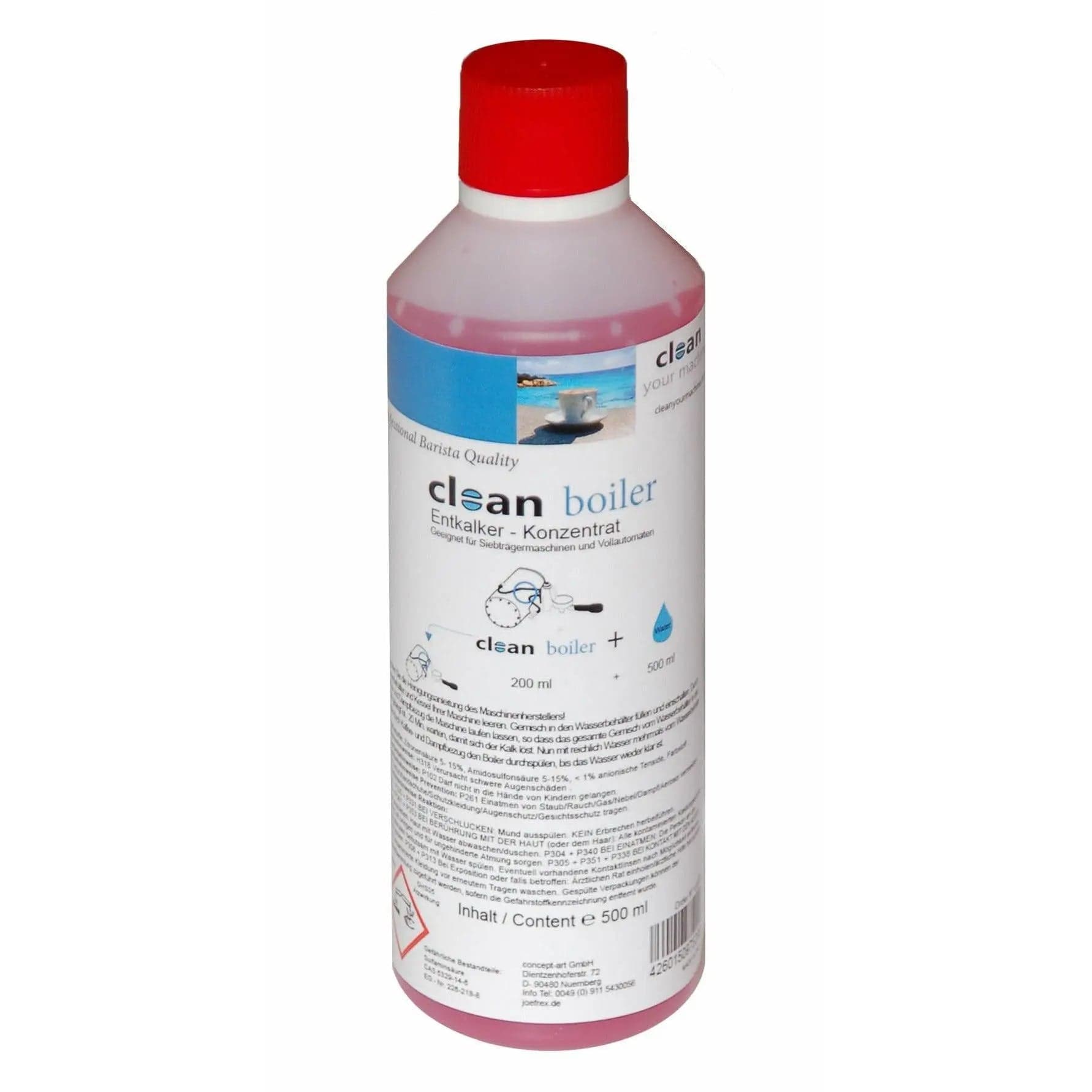 Clean Boiler Entkalker flüssig 500ml Reiniger und Entkalker JoeFrex Default Title - Rheinland.Coffee