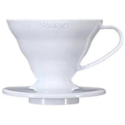 Hario Coffee Dripper V60 01 White Kaffeefilter Handfilter Kunststoff Hario - Rheinland.Coffee