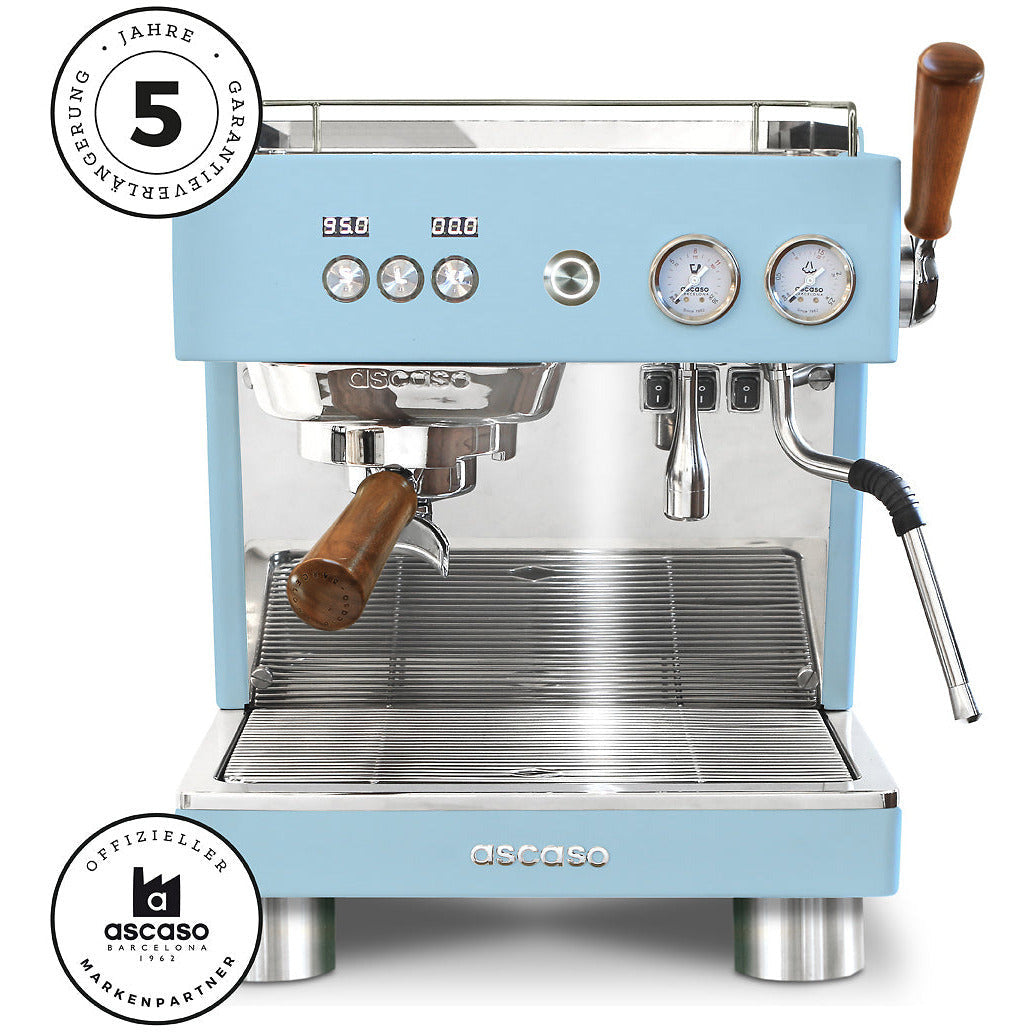 ascaso Baby T Plus - Neue Version - Thermoblock und Boiler Espressomaschinen Ascaso Hellblau   - Rheinland.Coffee