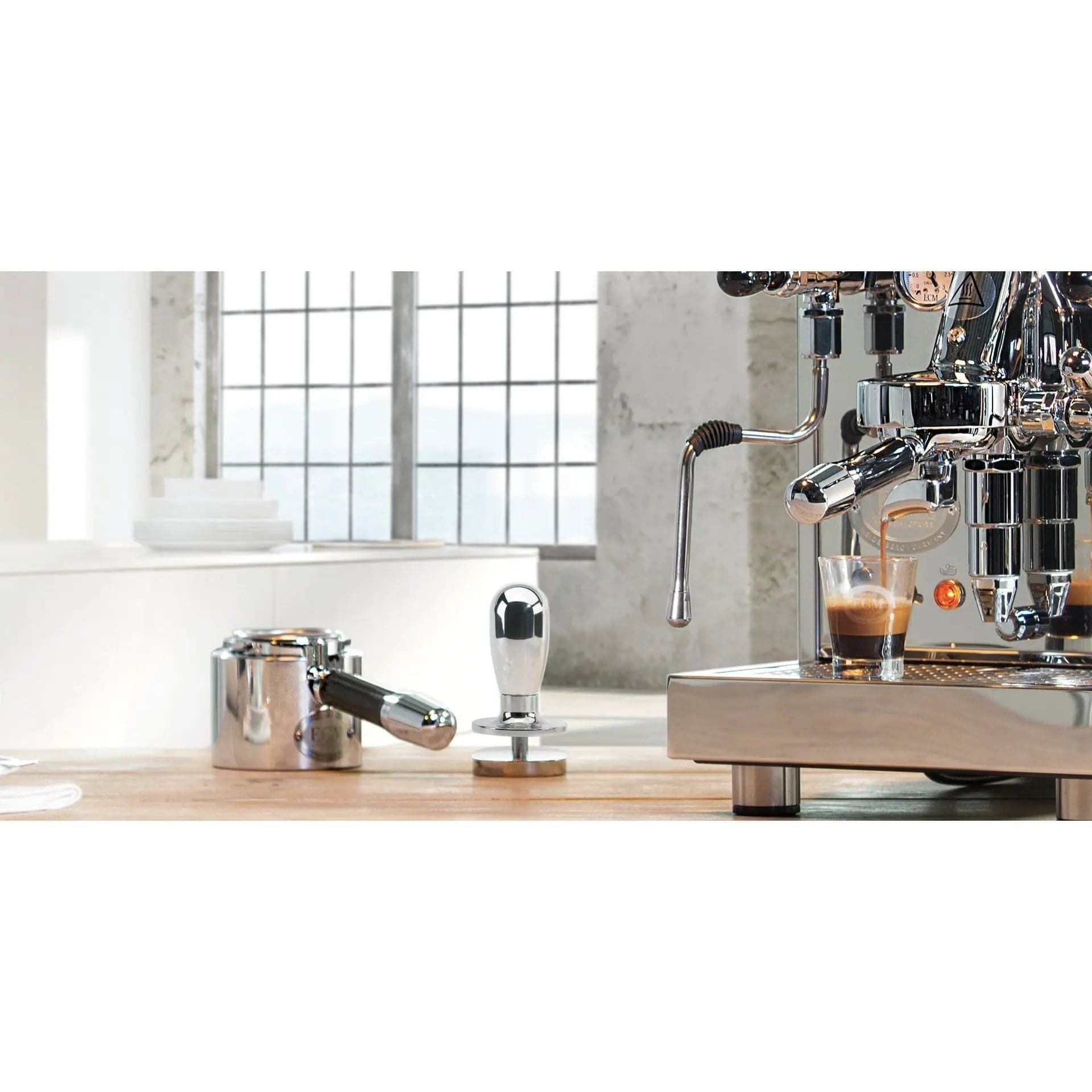 ECM Tamperstation - Für den perfekten Anpressdruck beim Tamping Tamper Station ECM    - Rheinland.Coffee