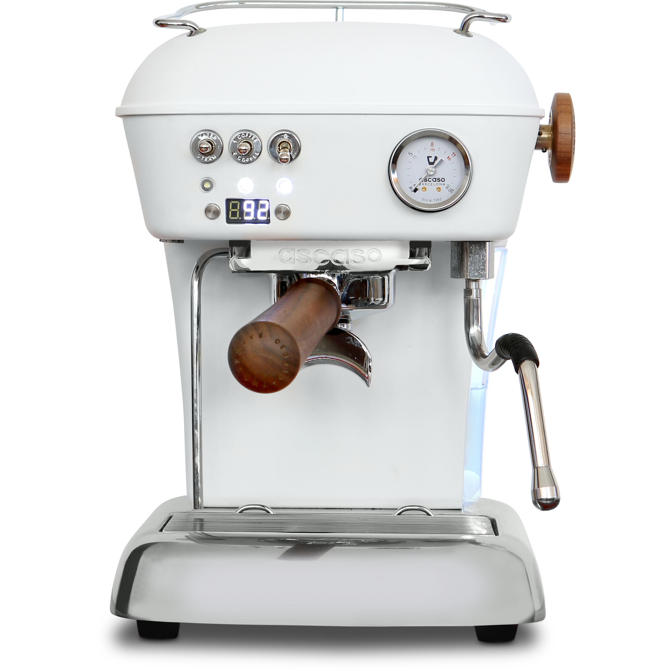 Ascaso DREAM PID 9 verschiedene Farben - Schnell startbereit Espressomaschinen Ascaso Weiß   - Rheinland.Coffee
