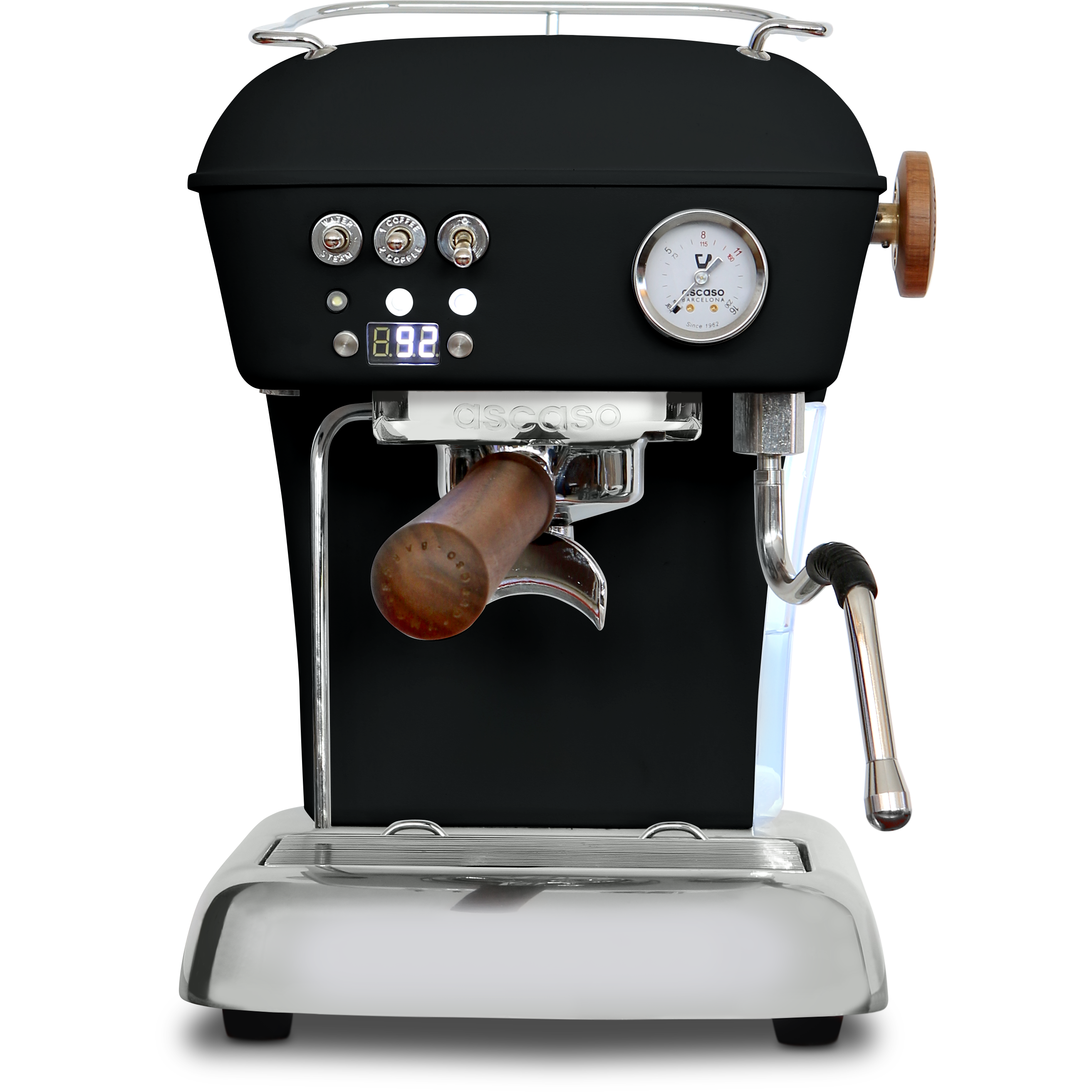 Ascaso DREAM PID 9 verschiedene Farben - Schnell startbereit Espressomaschinen Ascaso Schwarz   - Rheinland.Coffee