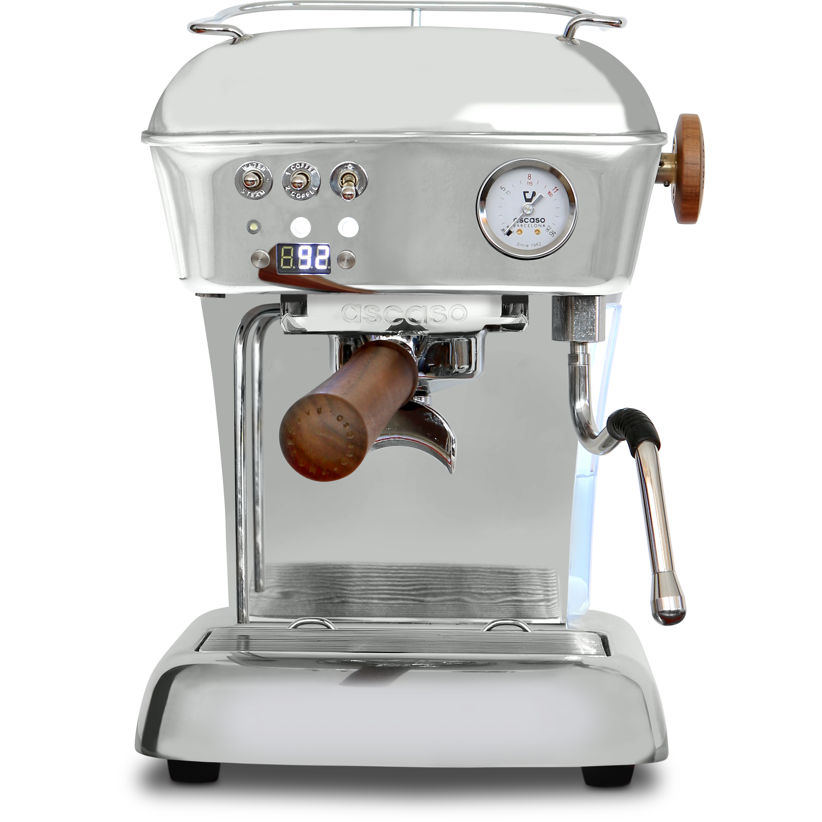 Ascaso DREAM PID 9 verschiedene Farben - Schnell startbereit Espressomaschinen Ascaso Chrom / Inox   - Rheinland.Coffee