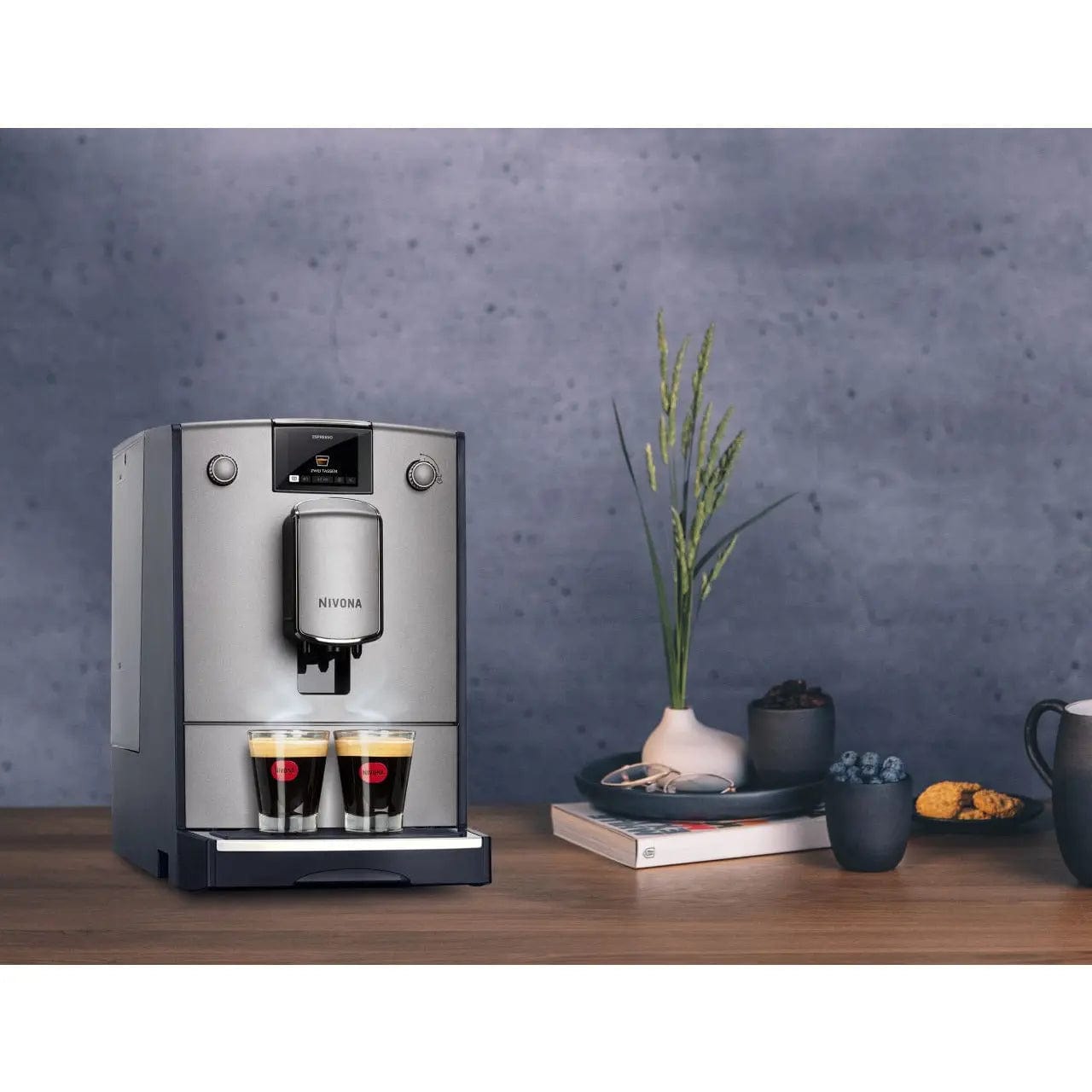 Nivona 695 - Titan - Chrom NICR 695 - 5 Jahre Garantie Kaffeevollautomat Kaffeevollautomat Nivona - Rheinland.Coffee