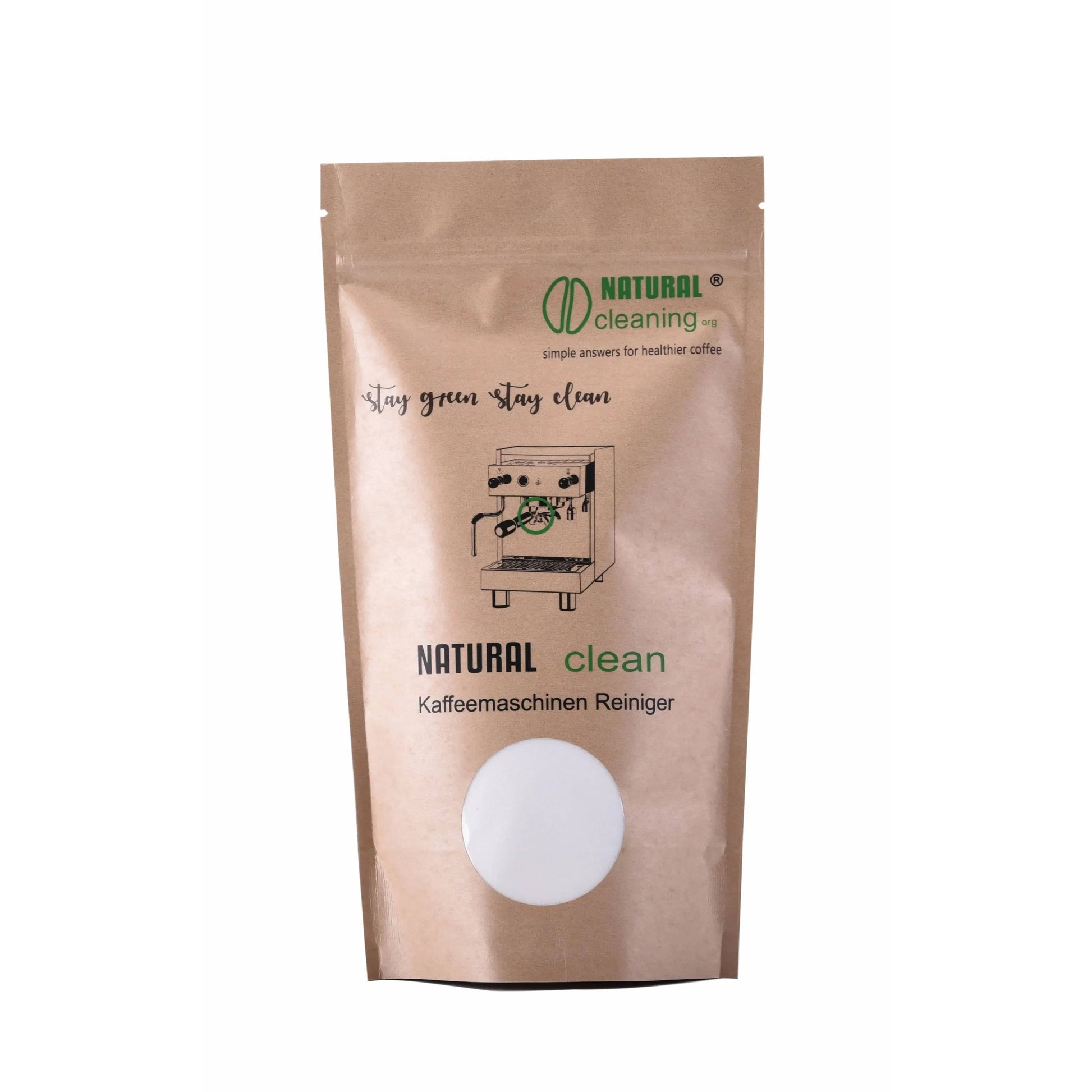 NATURAL clean 500g Kaffeemaschinen Reiniger aus Naturprodukten Blindsiebreinigung Reiniger und Entkalker JoeFrex - Rheinland.Coffee