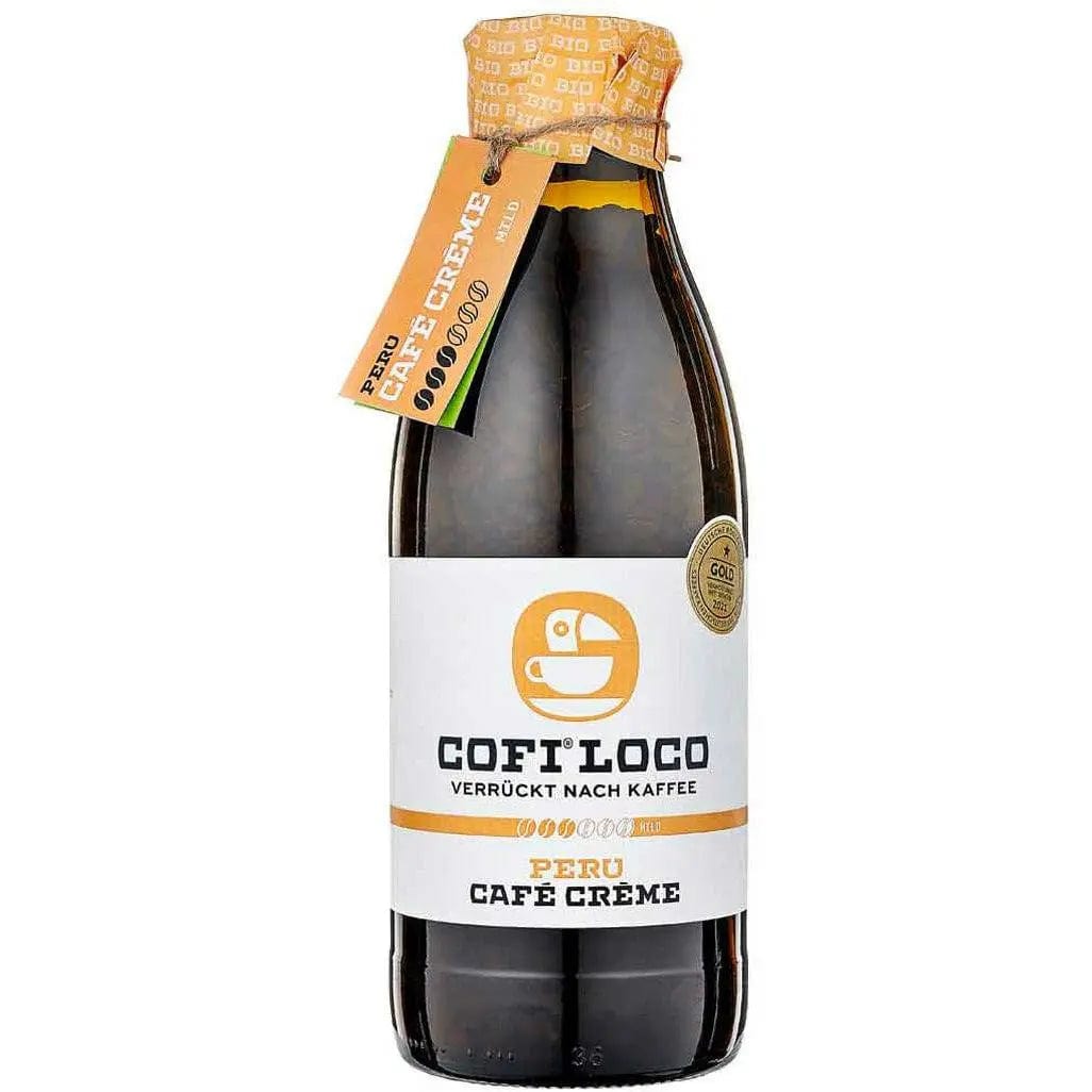 Cofi Loco Peru Café Creme - Flasche Kaffee Cofi Loco Ganze Bohnen inkl. Flaschenpfand 380 Gramm - Rheinland.Coffee
