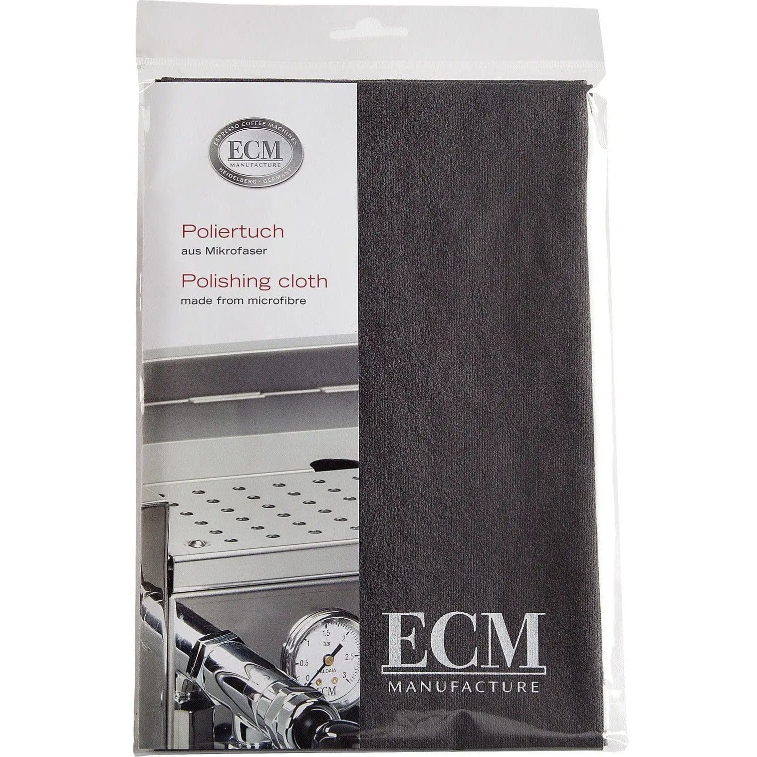 ECM Poliertuch - zum schonenden Reinigen des Edelstahlgehäuses Tücher ECM - Rheinland.Coffee