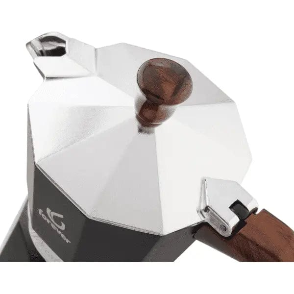 Moka Prestige Radica - Mokkakanne - Wurzelholz Aluminium 6 Tassen Forever Mokkakanne Rheinland Coffee