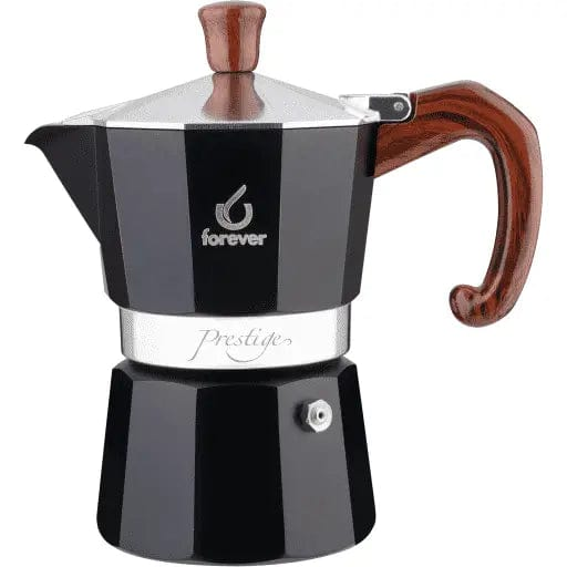 Moka Prestige Radica - Mokkakanne - Wurzelholz Aluminium 6 Tassen Forever Mokkakanne Rheinland Coffee