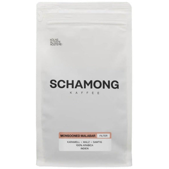 INDIEN MONSOONED MALABAR - Schamong Sortenreiner Kaffee Kaffee Schamong    - Rheinland.Coffee