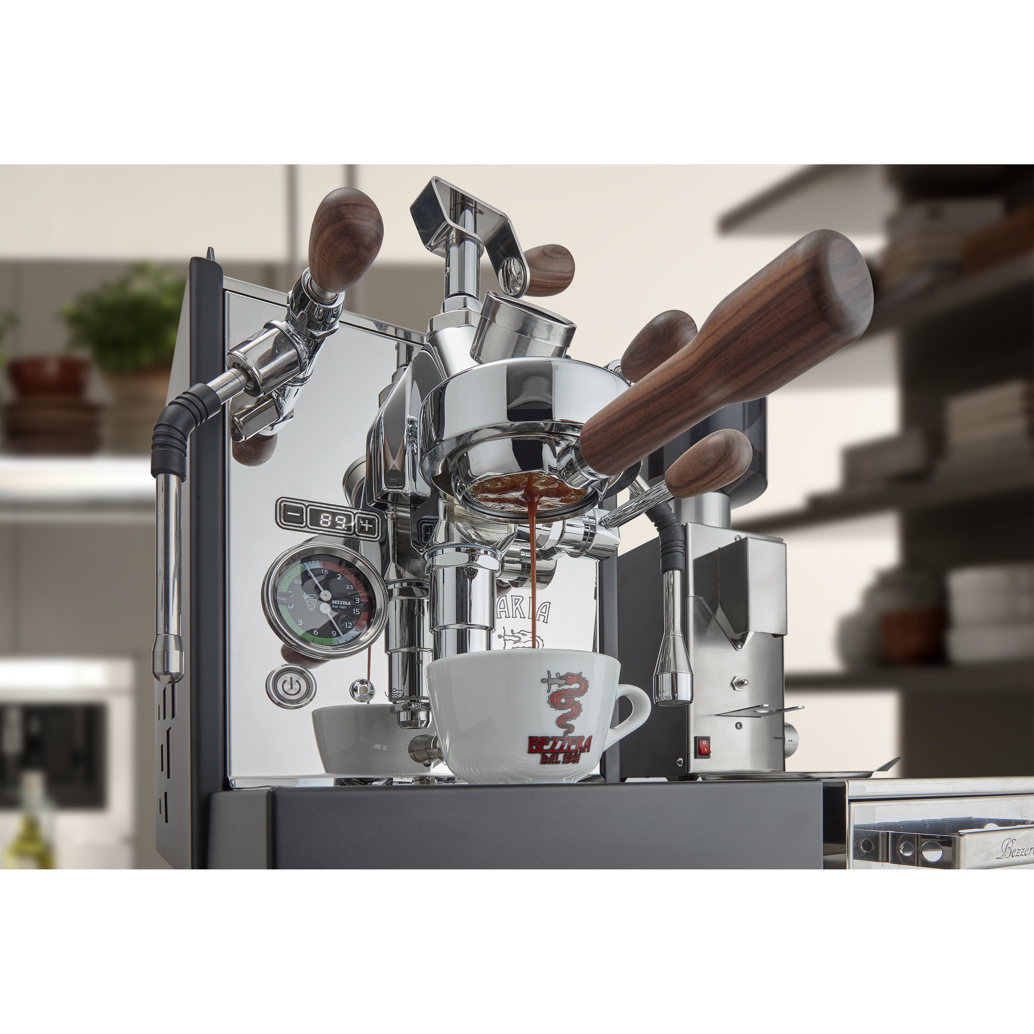 Bezzera ARIA TOP PID mit Flow Control Rotationspumpe - verschiedene Farben Espressomaschinen Bezzera    - Rheinland.Coffee