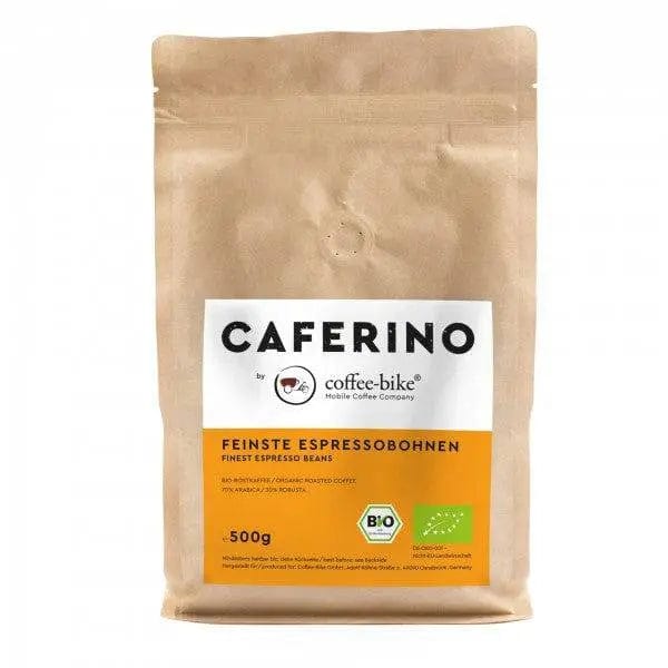 Caferino Espresso-Bohnen von Coffee-Bike Kaffee Caferino 500 Gramm Ganze Bohnen - Rheinland.Coffee