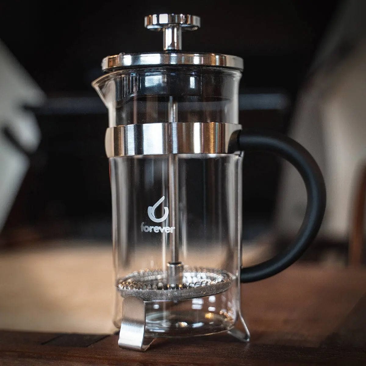 Filterkanne Borosilikatglas / Edelstahl 350 ml French Press French Press Forever - Rheinland.Coffee