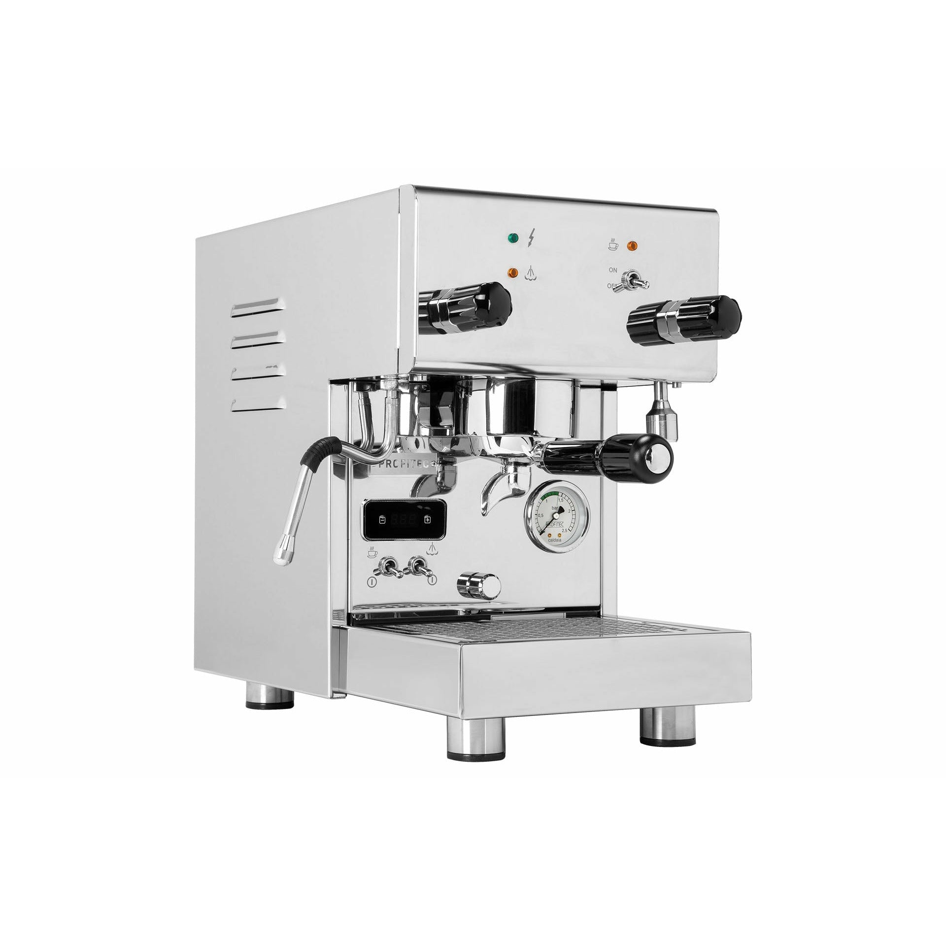 Profitec Pro 300 PID - Fast Heat Up Dualboiler Espressomaschine mit PID-Steuerung Espressomaschinen Profitec Chrom / Inox   - Rheinland.Coffee